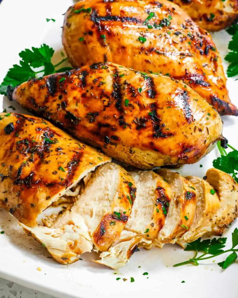 Grilled and Seasoned Chicken Breast