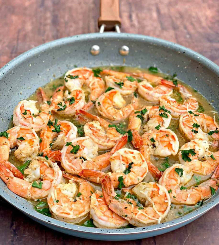 Sauteed Shrimp with Garlic and Herbs