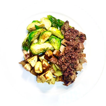 Tender Steak with Housemade Olive Tapenade