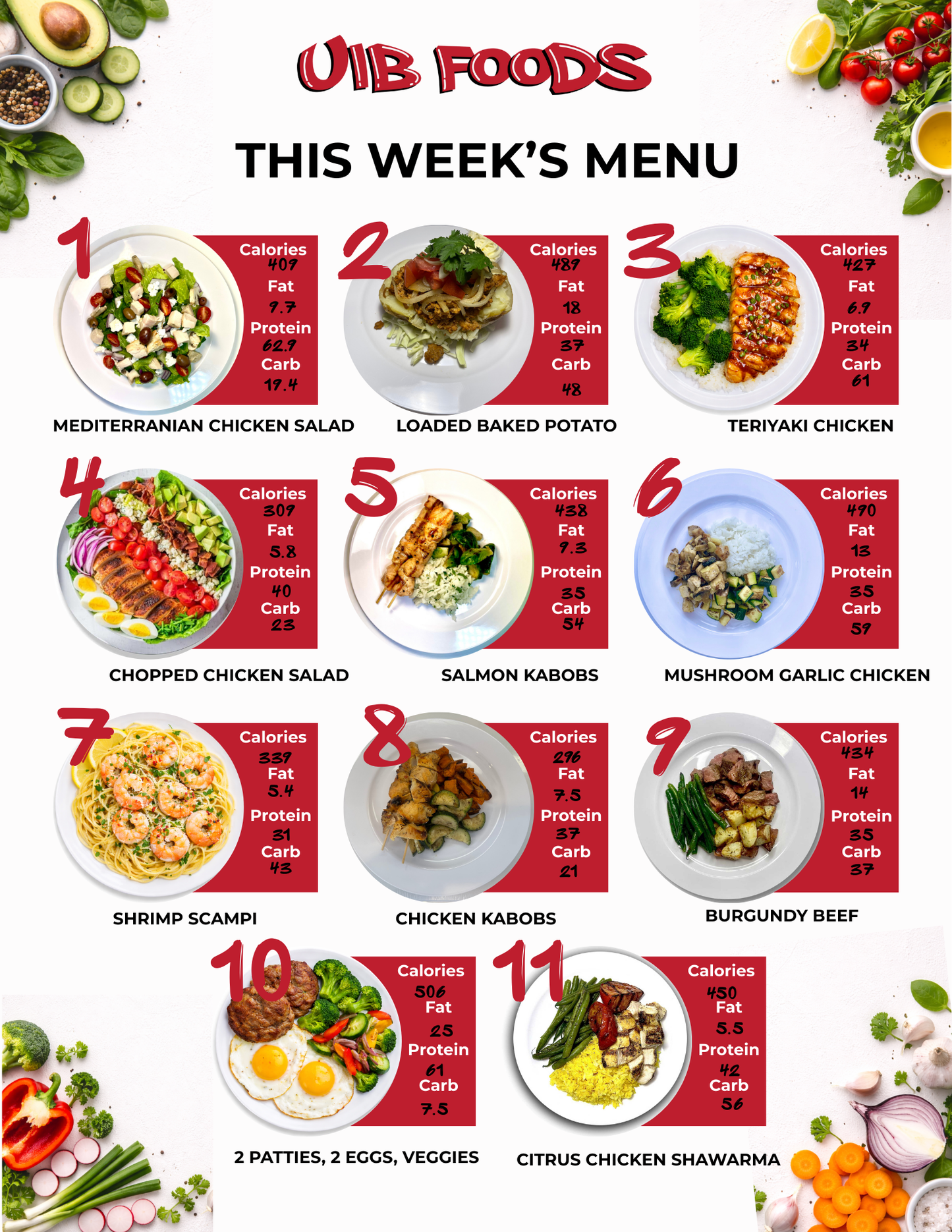 DIET PLAN - 10 MEALS PLAN