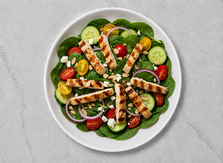 Spinach Chicken Salad